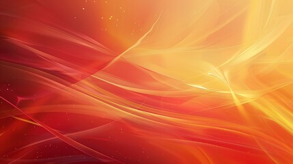 Abstract Red Wave Design on Blue Background