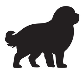 Akbash Dog vector. Akbash Dog vector icon in flat style.