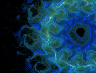 Imaginatory fractal abstract background Image