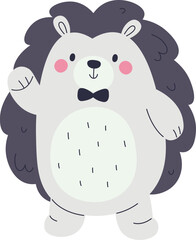 Waving Hedgehog Animal