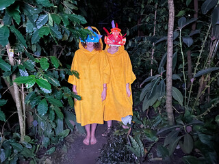 Two monsters in a forrest