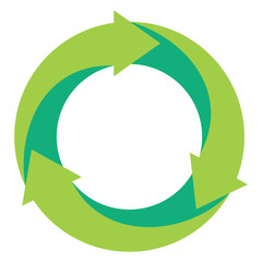 Green Recycle Icon