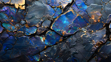 Black opal texture