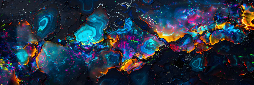 Black opal texture