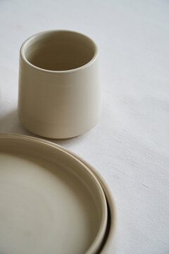 Solo Ceramic Cup and Plate