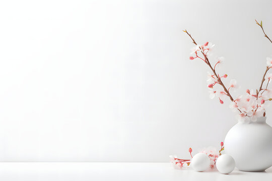 Easter Stock Images In the Style Of minimalist background