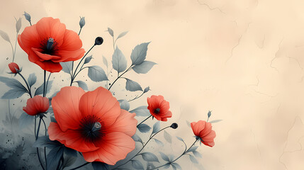 Flower Illustration background