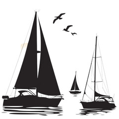 sailboat on the sea