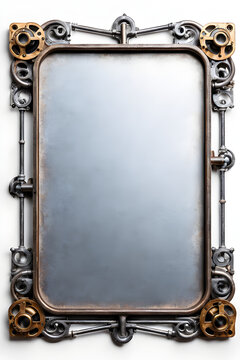 Iron Old Border Frame Copy Space Area