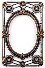 Iron Old Border Frame Copy Space Area