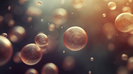 A minimalistic arrangement of floating orbs in muted tones, creating an understated yet visually pleasing HD background mockup.