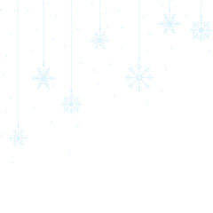 Fototapeta premium Snowflake Hanger Winter
