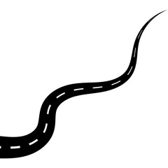 Fototapeta premium Road Route Shape