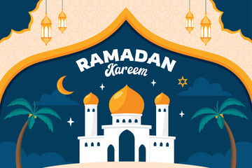 Ramadan Kareem background Vector Illustration