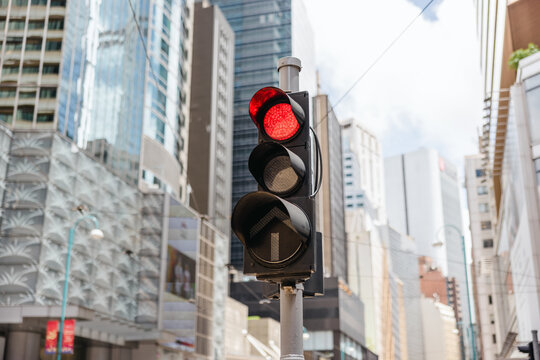 traffic light in the city