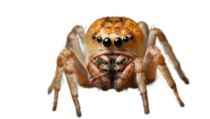 Spider isolated on transparent background