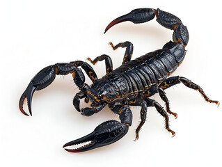 scorpion isolated on white background