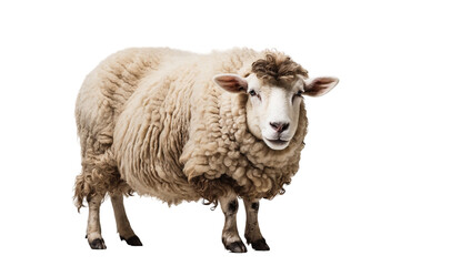 Fototapeta premium sheep isolated on transparent background