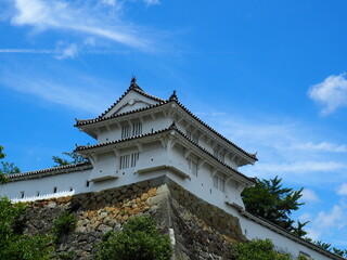 Iconic Himeji Castle: Majestic Beauty in Hyōgo Prefecture, Japan, Historical white castle in japan, a photo of the himeji castle in Himeji, a city in the Hyōgo Prefecture of Japan