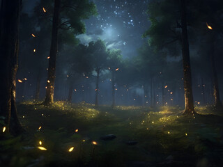Glowing Fireflies