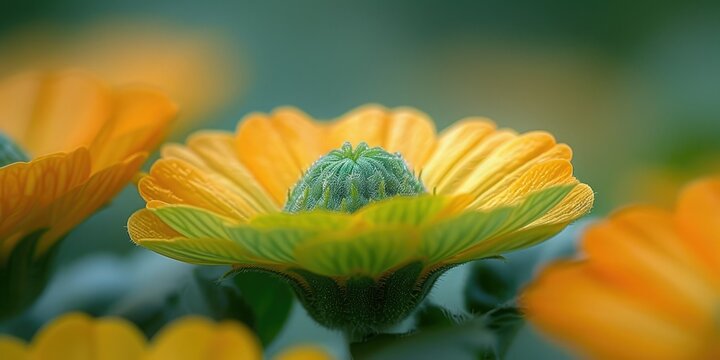 Vibrant yellow flowers with soft focus background, suitable for spring themes and nature backdrops.