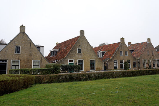 Row of 18th century farmhouses