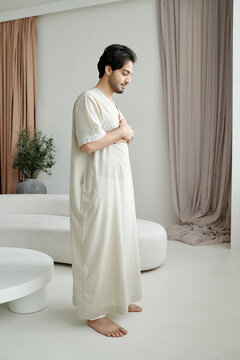 Young Muslim Man Praying