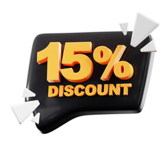 3D 15 Percent Illustration