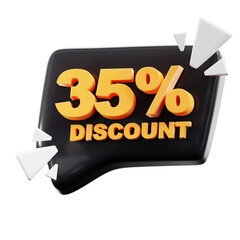 3D 35 Percent Illustration