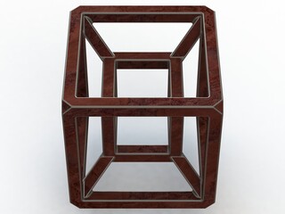 SQ Tesseract Hypercube 3D print model