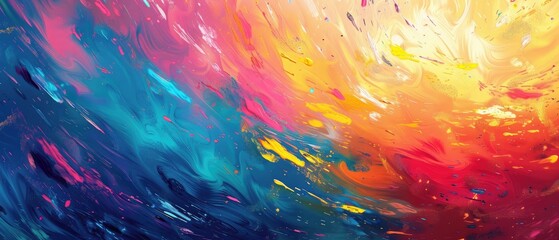 stroke painting background colorful texture effect abstract vibrant