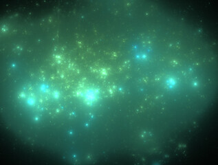 Imaginatory fractal abstract background Image