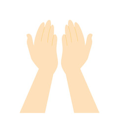 Hand Praying Symbol