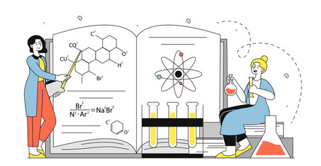 Chemistry studying vector simple