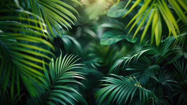 lovely natural backdrop with a textured palm. Generative Ai