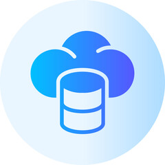 Cloud Money gradient icon