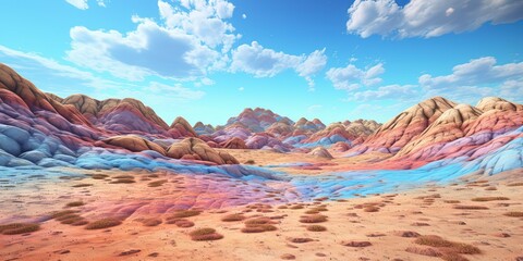 colored dry terrain background