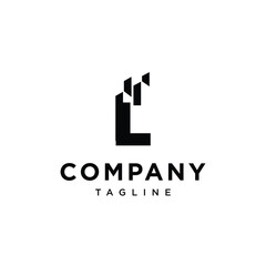 Fototapeta premium Letter L Building logo icon vector template eps
