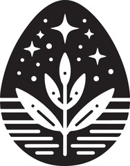 About Easter Egg silhouette ,illustration, Vector file
