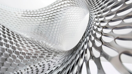 Simple titanium honeycomb net