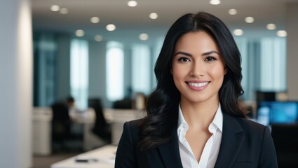 potrait of professional business woman in the office