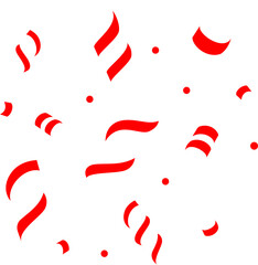 Obraz premium red and with confetti decoration
