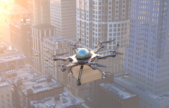 city drone delivery 
