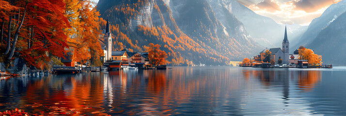 Beautiful village of hallstatt in the salzkammergut region, austria,
Hallstatt Village, Austria, Beautiful, Scenic, Idyllic,

