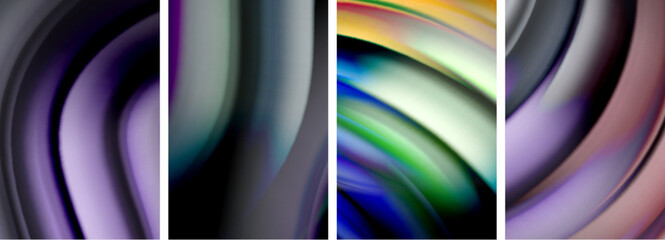 Blurred color line backgrounds. Vector Illustration For Wallpaper, Banner, Background, Card, Book Illustration, landing page