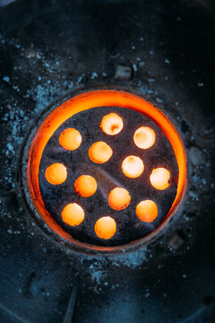 Honeycomb briquette coal