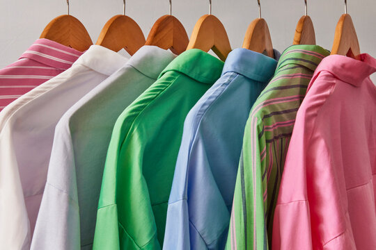 Variety of dress shirts