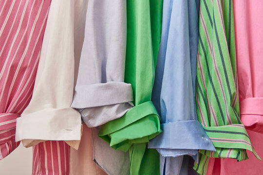 Variety of dress shirts