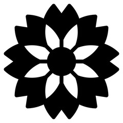 Obraz premium flower icon