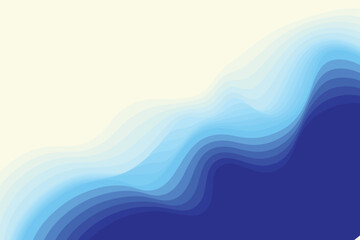 abstract Line wave paper cut modern background. Luxury abstract papercut background with smooth, Dynamic, sound wave, Shiny moving lines.